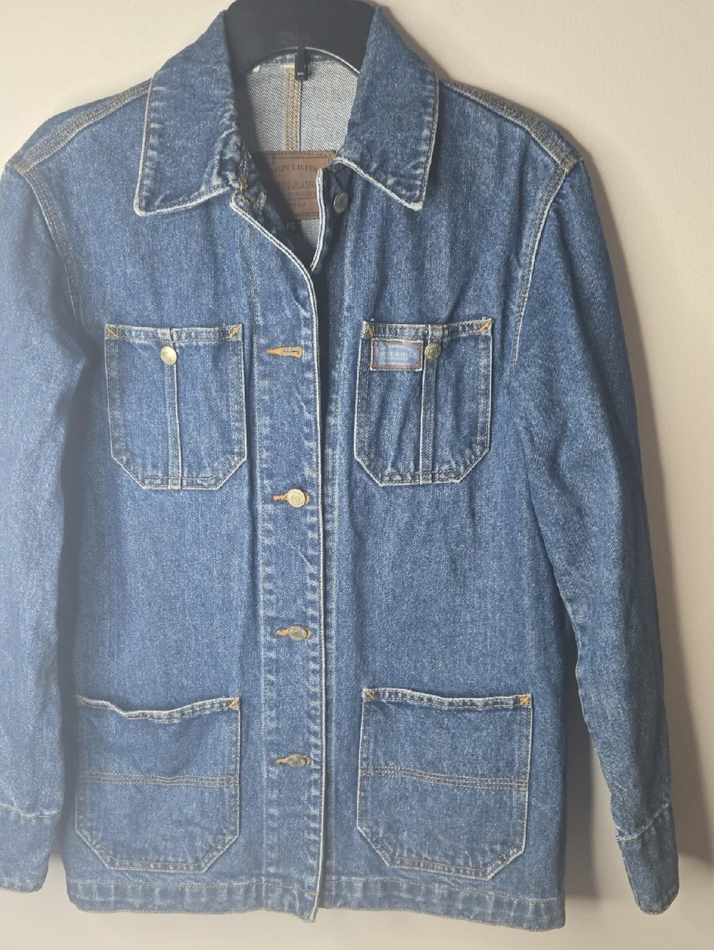 Womens Ralph Lauren Jeans Vintage Jacket Sz Petite Sm - Picture 1 of 8